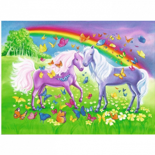 ravensburger rainbow horses 2x24 02