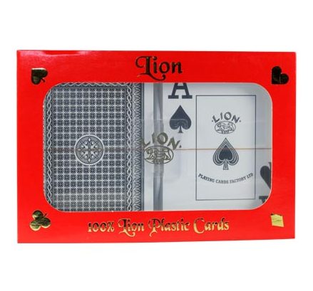 lion 100 plastic poker jumbo double pack 01 e1574854445255