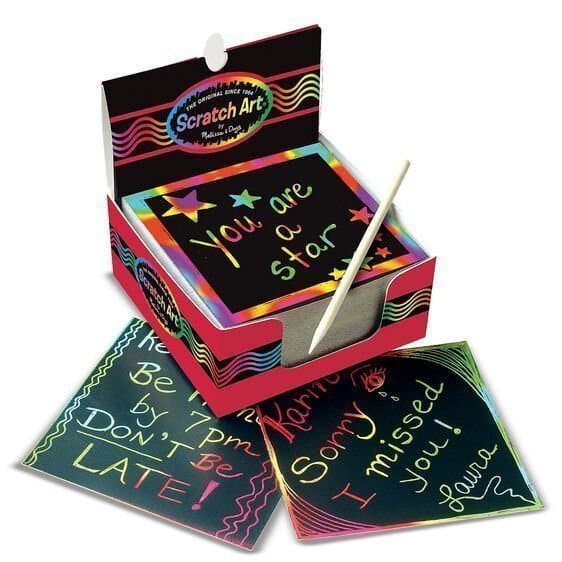 melissaanddoug scratch art box of rainbow 115945 01