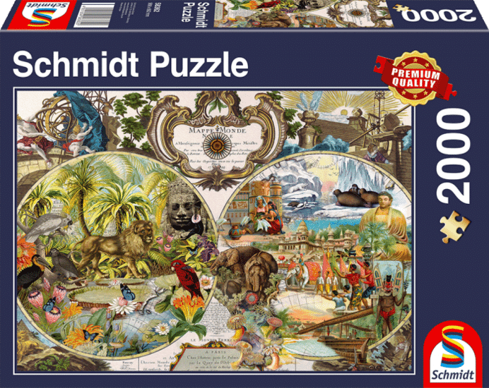 schmidt exotic world map 2000 58362 01
