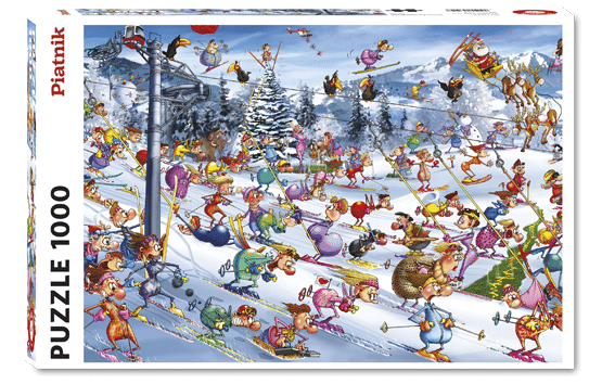 piatnik christmas skiing 1000 02