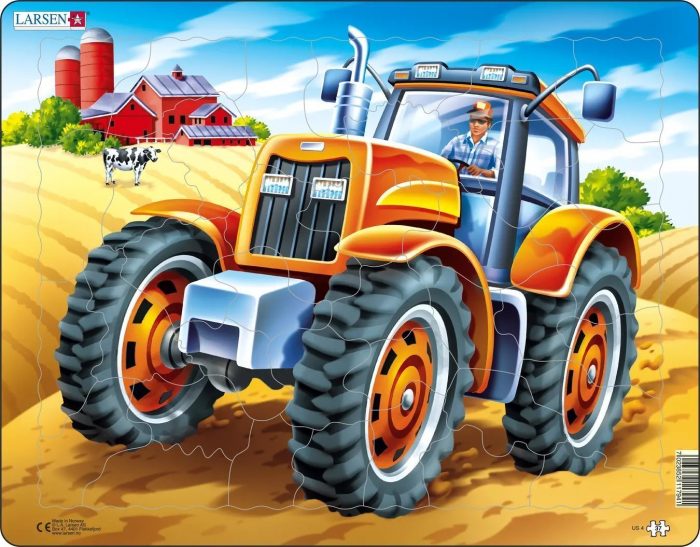 larsen large tractor in a farm field 37 US4