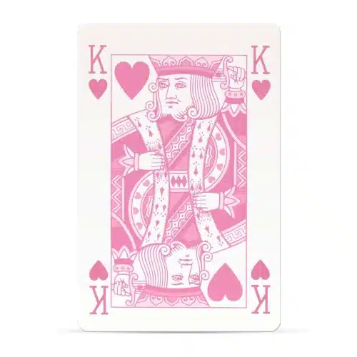 classic pink number 1 playing cards 03